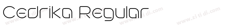 Cedrika Regular字体转换 Cedrika Regular字体转换